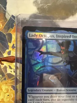 MTG Marvel Spider-Man FOIL Lady Octopus Inspired Inventor #0035 Rare NM - Image 5
