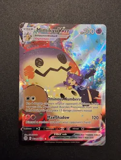 Mimikyu VMAX - TG17/TG30 - Pokemon Brilliant Stars Sword Shield Rare Card NM - Image 1
