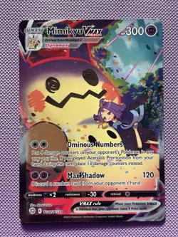 Mimikyu VMAX TG17/TG30 Brilliant Stars Pokemon TCG Full Art Rare - Image 1