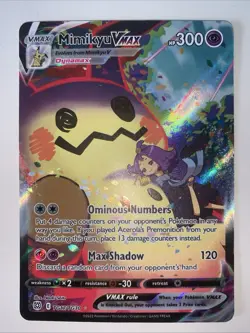 Pokemon TCG Mimikyu VMAX TG17/TG30 Brilliant Stars - Image 1