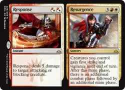 Response // Resurgence Light Play, English Magic the Gathering MTG Guilds of Rav - Image 1