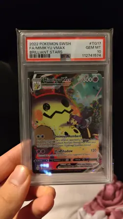Mimikyu VMAX TG17 /TG30 PSA 10 - Brilliant Stars - Pokemon TCG - Image 1