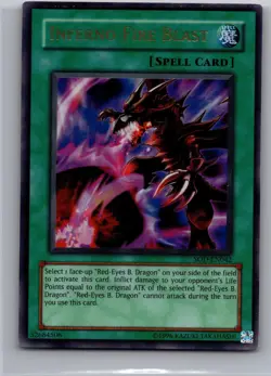 Inferno Fire Blast SOD-EN042 Ultra Rare Unlimited NM - Image 1