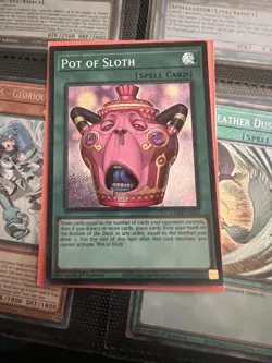Pot of Sloth 1st Edition Secret Rare CORI-EN061 Yu-Gi-Oh! - Image 1