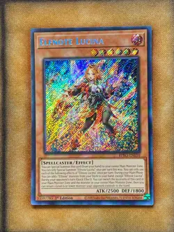 Yugioh Elfnote Lucina BPRO-EN010 Secret Rare 1st Ed NM - Image 1
