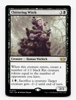 Chittering Witch [Commander: Tarkir Dragonstorm] MTG Magic NM/M 💀 - Image 1