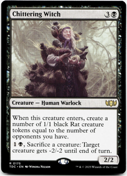 Chittering Witch [Commander: Tarkir Dragonstorm] MTG Magic NM/M 💀 - Image 3