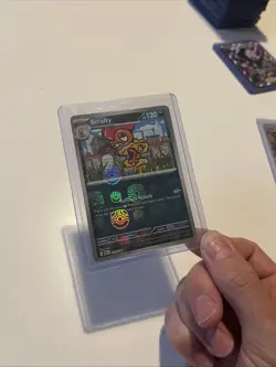 Scrafty 058/086 Master Ball Reverse Holo - White Flare - English Masterball - Image 1