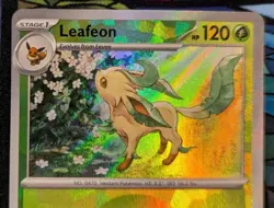 Leafeon 005/131 Pokeball Reverse Holo Prismatic Evolutions Pokemon Tcg Near Mint - Image 2