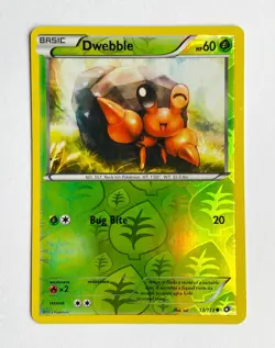 2013 Pokemon TCG - Legendary Treasures - Dwebble - Reverse Holo Card #13/113 BW - Image 1