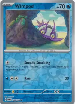 Pokemon SV04: Paradox Rift: Wimpod - 048/182 - Reverse Holofoil - Image 1