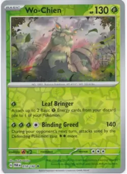 Pokemon SV04: Paradox Rift: Wo-Chien - 018/182 - Reverse Holofoil - Image 1