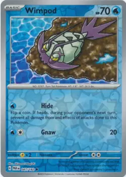 Pokemon SV04: Paradox Rift: Wimpod - 047/182 - Reverse Holofoil - Image 1