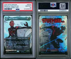 Miles Morales/ Ultimate (0234) (Borderless) Marvel's Spider-Man-Foil. (PSA 10) - Image 1