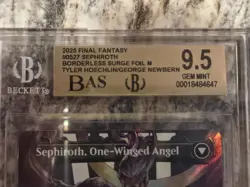 FF MTG Sephiroth Surge | 2x Signed W/unique Quote George Newburn/Tyler Hoechlin - Image 3