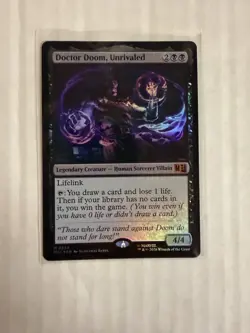 Doctor Doom, Unrivaled NM FOIL MTG! Marvel Super Heroes - Image 1