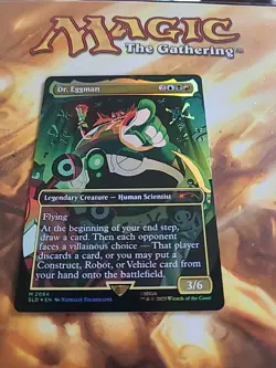 Dr. Eggman Rainbow Foil - Sonic The Hedgehog Secret Lair - MTG - NM - Image 1