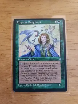 Freyalise Supplicant - Ice Age - MTG Magic - Uncommon - Green Creature - Image 1