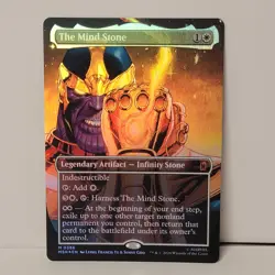 The Mind Stone (Borderless) Marvel Super Heroes Foil Mint Condition - Image 1