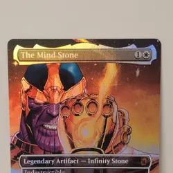 The Mind Stone (Borderless) Marvel Super Heroes Foil Mint Condition - Image 2