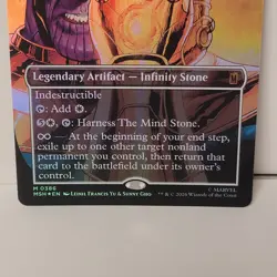 The Mind Stone (Borderless) Marvel Super Heroes Foil Mint Condition - Image 3