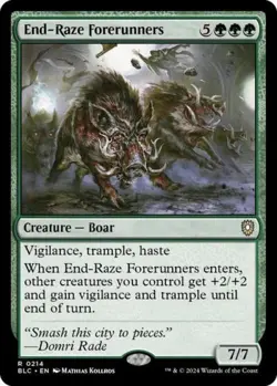 End-Raze Forerunners - Light Play MTG Commander: Bloomburrow - Image 1