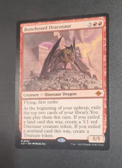 Bonehoard Dracosaur The Lost Caverns of Ixalan Regular - Image 3