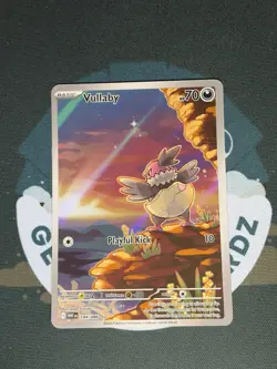 Pokemon TCG Vullaby 144/086 White Flare Illustration Rare Full Art Holo NM/MT - Image 1