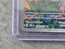 Pokemon TCG Gloom 198/197 SV Obsidian Flames Illustration Rare Mint Condition - Image 5