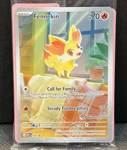 Fennekin 080 (Pokemon Center Stamp - SEALED) - Chaos Rising ETB Promo - 🔥💎🌟 - Image 1