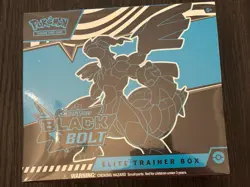 POKEMON TCG-SCARLET & VIOLET BLACK BOLT ETB ELITE TRAINER BOX FACTORY SEALED - Image 1