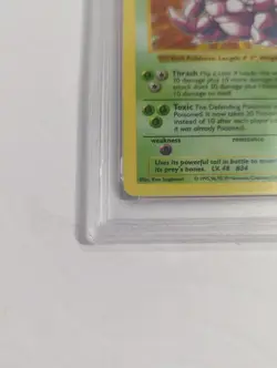 1999 Pokemon Nidoking Holo Shadowless Base Set 11/102 PSA 5 EX - Image 3
