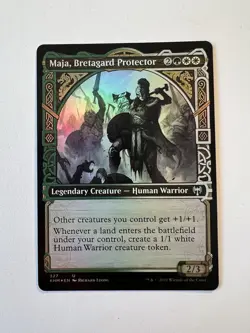 Maja, Bretagard Protector - FOIL SHOWCASE - MTG Kaldheim - NM - Image 1