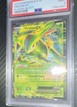 PSA 9 2013 Pokemon Plasma Blast Virizion EX 9/101 Holo Ultra Rare - Image 4
