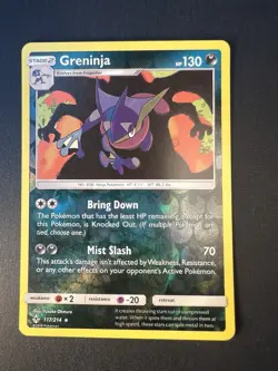 Pokemon Greninja REVERSE HOLO 117/214 Unbroken Bonds (Charizard Shadow) - LP - Image 5
