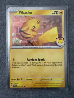 Pikachu 015/162 (Cosmos Holo) - Pokemon Day 2026 - Image 2