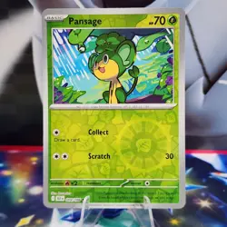 Pansage 004/086 Black Bolt Reverse Holo Pokemon TCG - Image 1