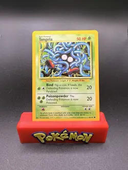 4th Print Base Set Tangela 66/102 Common Pokemon Card Near Mint - Image 1