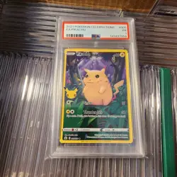 2021 Pokemon Celebrations Pikachu 005/025 Holo Full Art PSA 1 Poor - Image 1