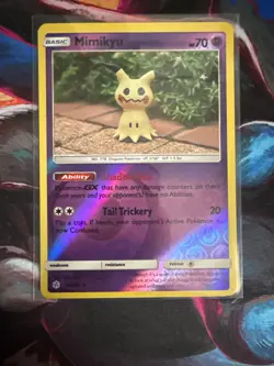Pokemon Mimikyu 97/236 Reverse Holofoil Cosmic Eclipse - Image 1