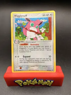 Pokemon TCG Wigglytuff Firered & Leafgreen 52/112 Reverse Holo LP/Played - Image 1