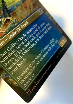 MTG Coiling Oracle (Borderless Foil) Double Masters 2022 375 NM - Image 2