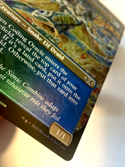 MTG Coiling Oracle (Borderless Foil) Double Masters 2022 375 NM - Image 3