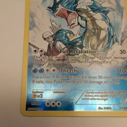 Gyarados FULL ART Holo Rare 21/98 XY Ancient Origins Pokemon TCG Holographic- NM - Image 5