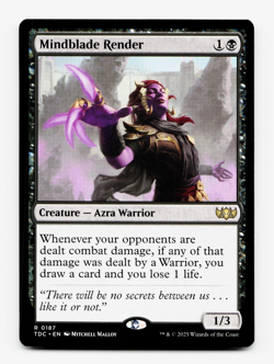 Mindblade Render [Commander: Tarkir Dragonstorm] MTG Magic NM/M 💀 - Image 1