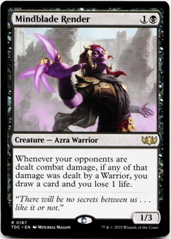 Mindblade Render [Commander: Tarkir Dragonstorm] MTG Magic NM/M 💀 - Image 3