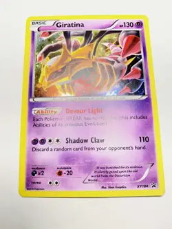 Pokemon Giratina TCG XY184 XY Promos Black Star Promo Holo Card - Image 1