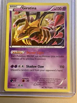 Pokemon Giratina TCG XY184 XY Promos Black Star Promo Holo Card - Image 2