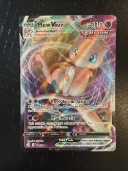 Pokemon TCG Mew VMAX 114/264 Swsh08: Fusion Strike Holo Ultra Rare - Image 1