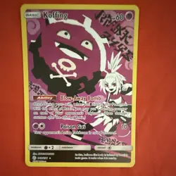 Pokemon TCG Koffing 243/236 Cosmic Eclipse Secret Rare Full Art Holo English - Image 1